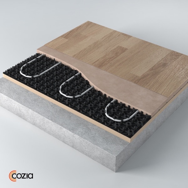 Cozia Lowtex Underfloor Heating System 3D